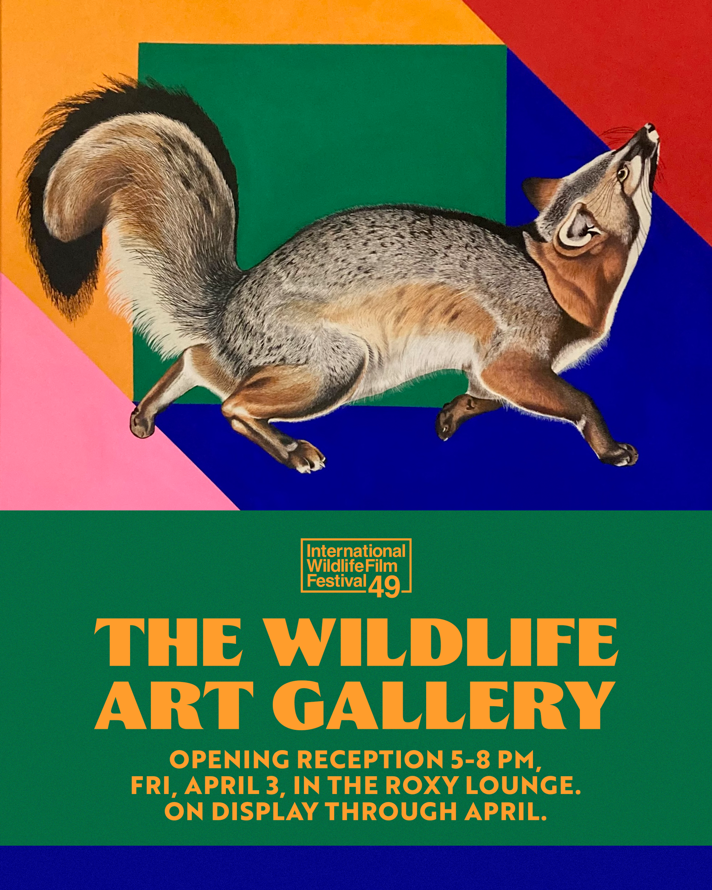 Poster for IWFF art gallery.